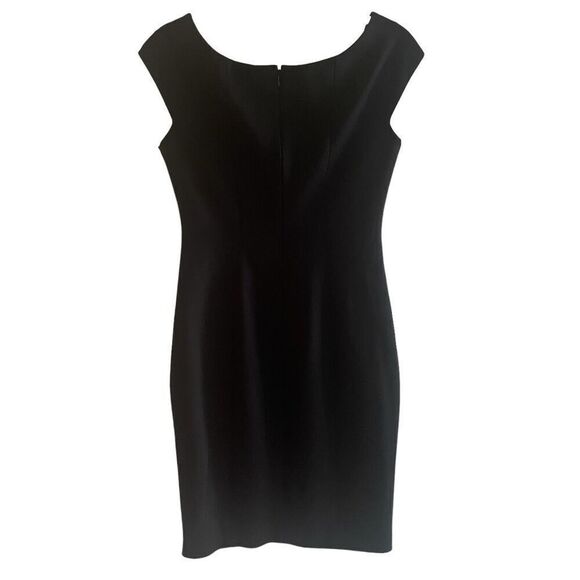 New T Tahari Black Pepita Sleeveless Dress Short Mini Office Wear Size 4 Small - Picture 5 of 5